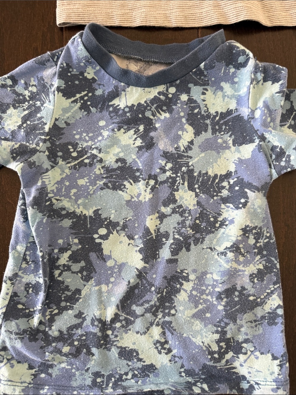 Large Bundle of Kids Short-Sleeve Tee Pack - Blue, Navy, Black, Cream, Camo - Picture 5 of 13